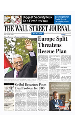 The Wall  Street Journal Europe (UK)  tiparit + online