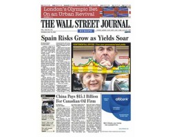 The Wall  Street Journal Europe (UK) original tiparit