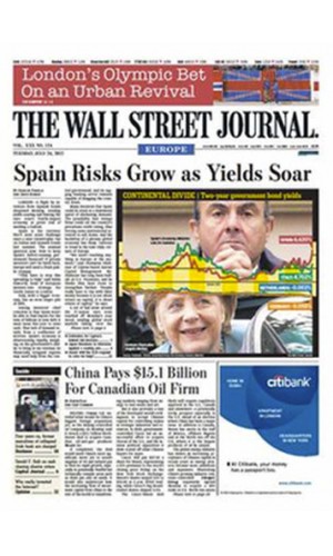 The Wall  Street Journal Europe (UK) original tiparit