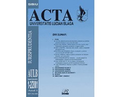 Acta Universitas Lucian Blaga